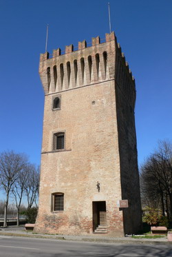 Pizzighettone (Cremona, Italy). Castle. Tower of the Ford or Torrione. 2007