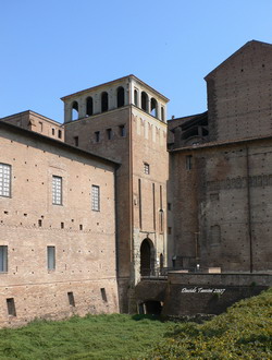Piacenza (Italy). New Citadel [Cittadella Nuova] (Viscontean Citadel [Cittadella Viscontea]). South-West gate. 2007