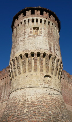 Soncino (Cremona, Italy). Rocca (Rocca Sforzesca). South tower. 2007
