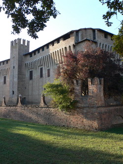 Maccastorna (Lodi, Italy). Castello (Rocca). South-West walls and glacises. 2008