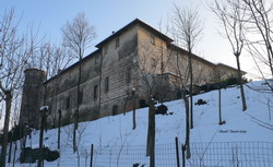 Castiglione dAdda (Lodi, Italia). Castle (Pallavicino-Serbelloni Castle [Castello Pallavicino-Serbelloni]). North corner. 2009