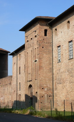 Piacenza (Italy). New Citadel [Cittadella Nuova] (Viscontean Citadel [Cittadella Viscontea]). North-West gate. 2009