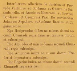 Sententia Eriprandi (October 19th, 1156).