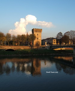 Pizzighettone (Cremona, Italia). Fortificazioni sul fiume Adda. 2005