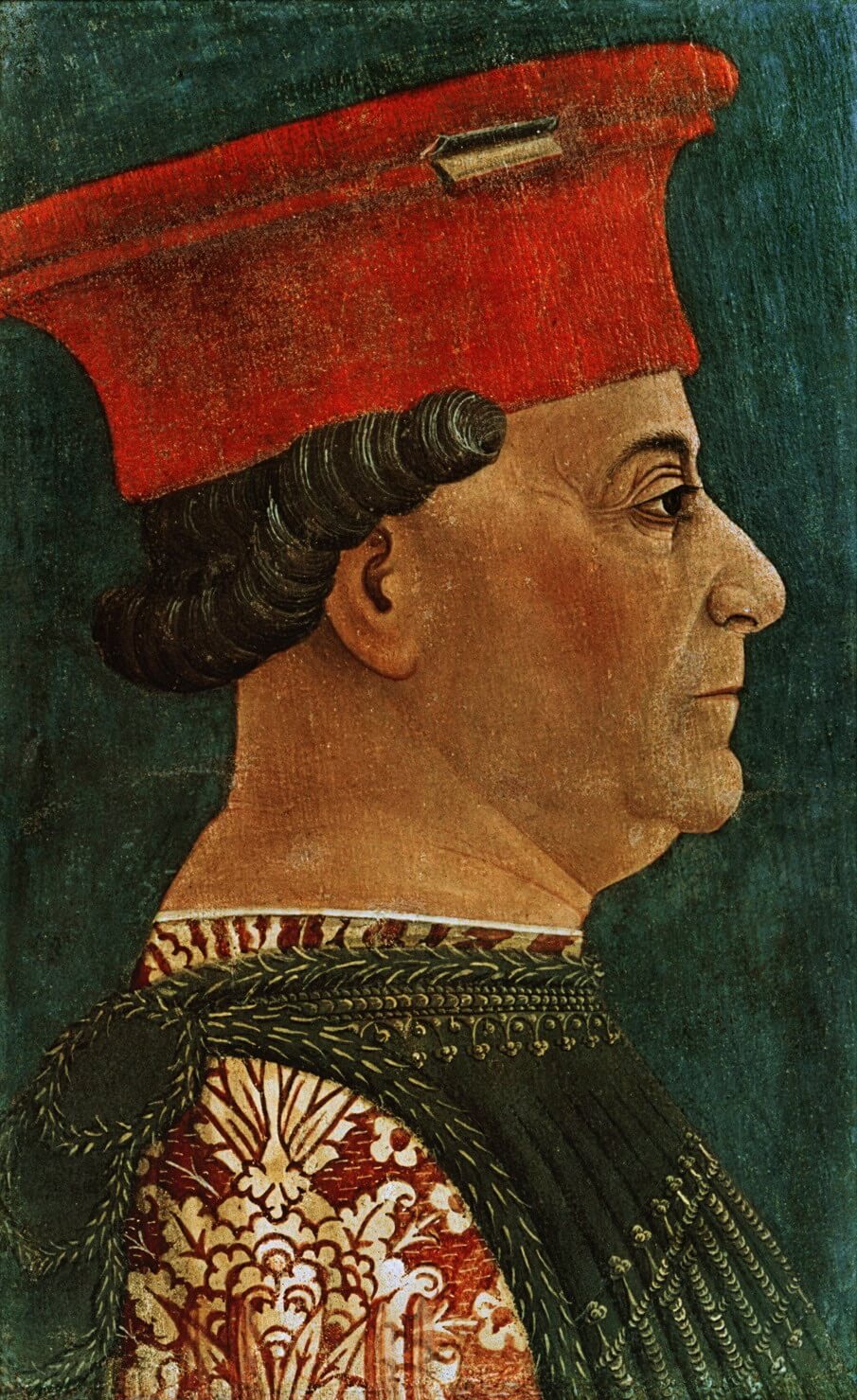 Bonifacio Bembo (1420-1480), “Ritratto di Francesco Sforza”, 1460 c.a, tempera su tavola. Milano (Lombardia – Italia), Pinacoteca di Brera
