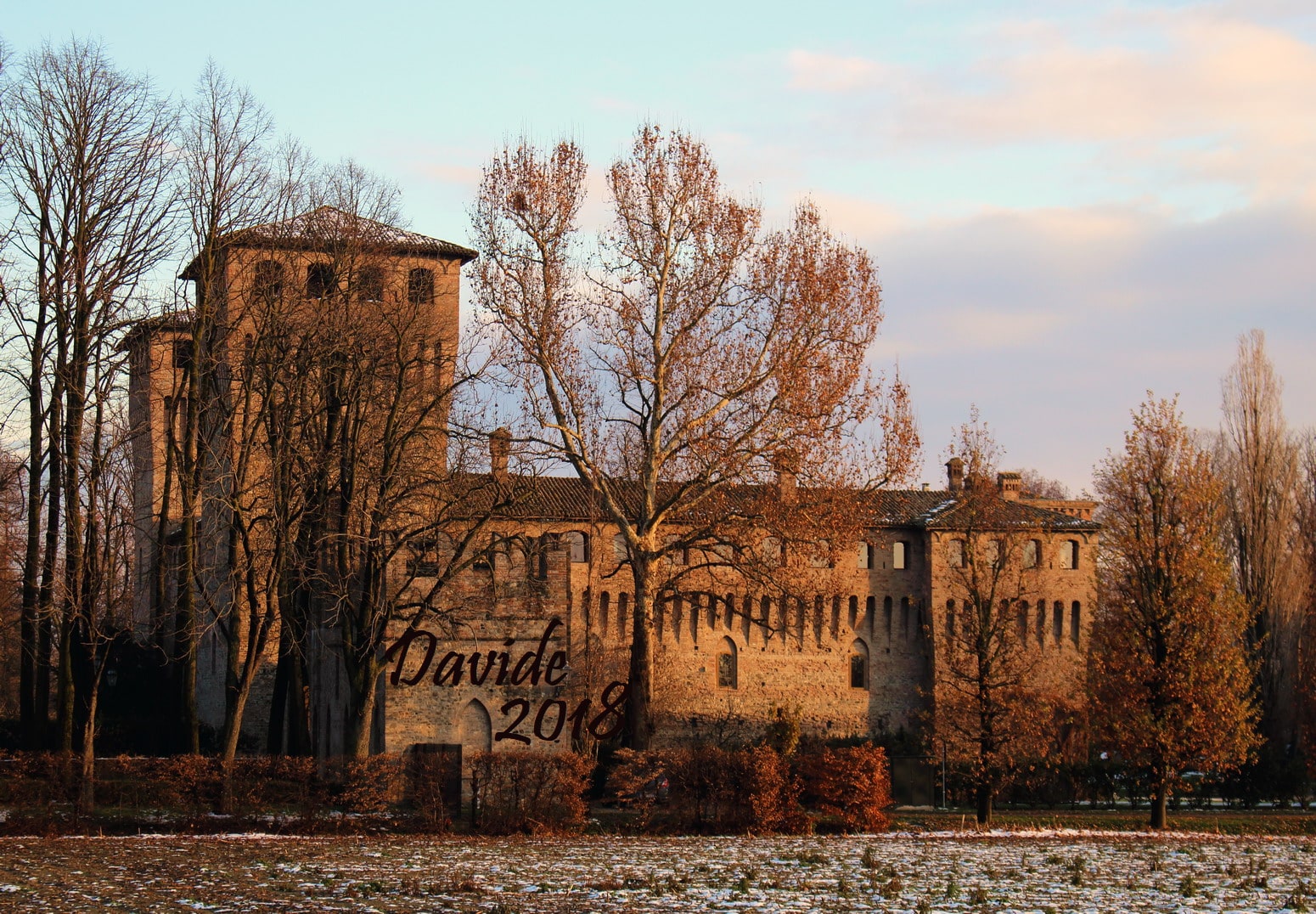 Castelguelfo (Noceto – Parma, Emilia-Romagna – Val Taro, Italia). Castello: fronte Nord-Ovest. Davide Tansini. 2018. Fotografia digitale