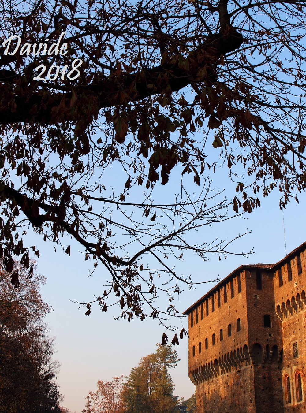 Milano (Lombardia – Italia). Castello Sforzesco: Torre Castellana. Davide Tansini. 2018. Fotografia digitale