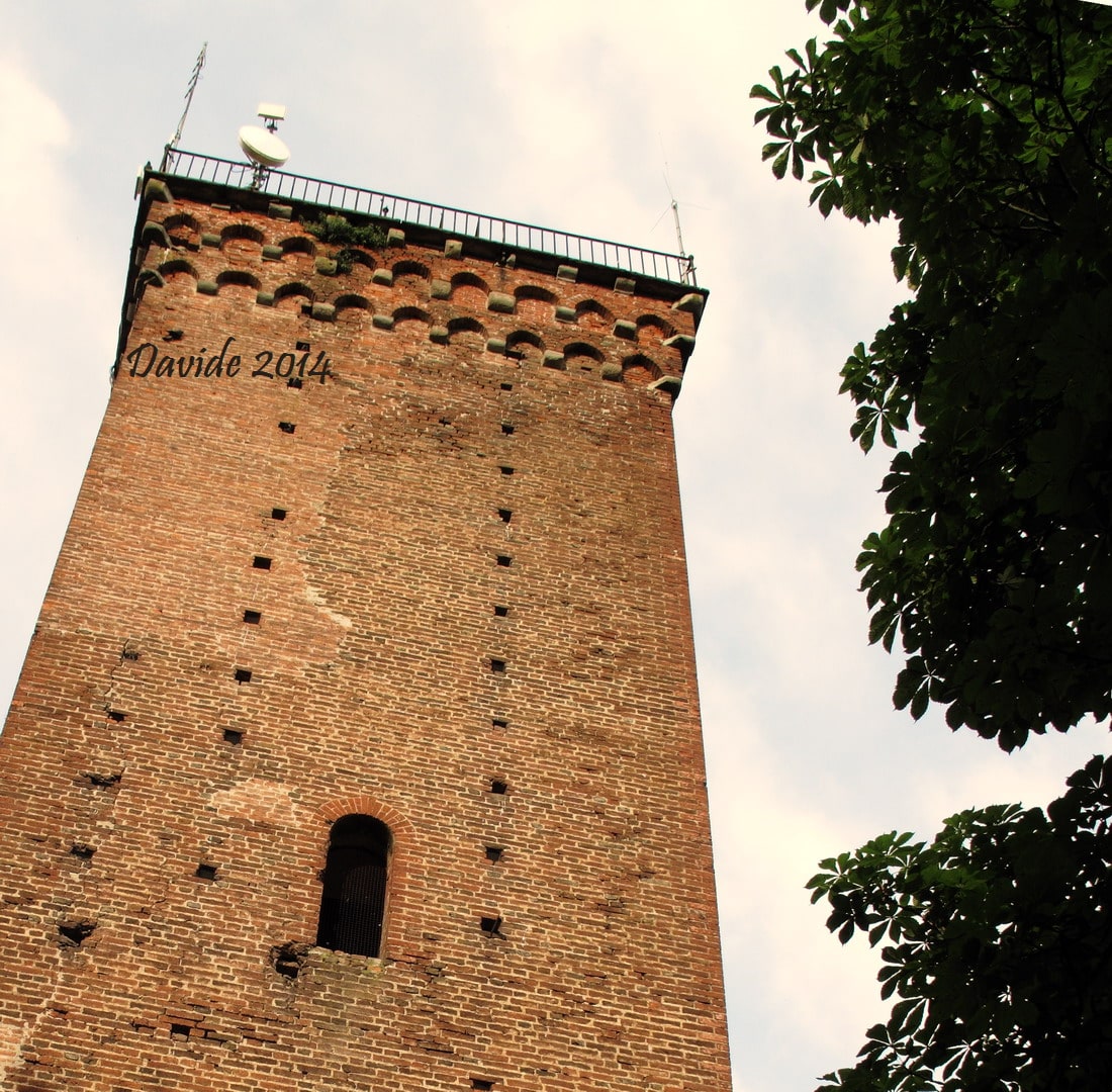 Novi Ligure (Alessandria, Piemonte – Novese, Oltregiogo, Italia). Torre del Castello: lato Sud-Ovest. Davide Tansini. 2014. Fotografia digitale