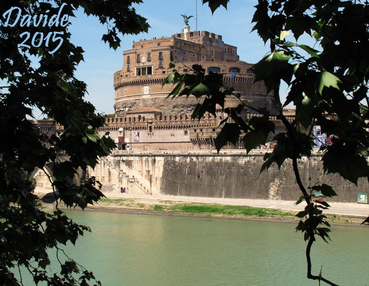 Roma (Lazio – Italia). Fiume Tevere e Castel Sant’Angelo. Davide Tansini. 2015. Fotografia digitale