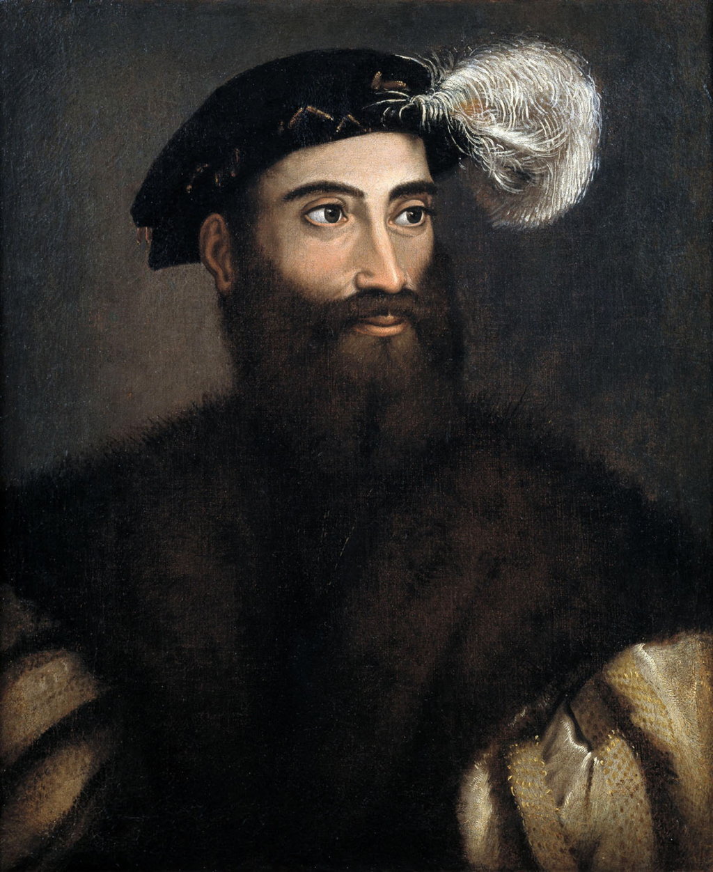 Sebastiano Luciani detto del Piombo (1485-1547), Ritratto di Pier Luigi Farnese, 1546 c.a, olio su tela. Napoli (Campania – Italia), Museo Nazionale di Capodimonte (Galleria Farnese)