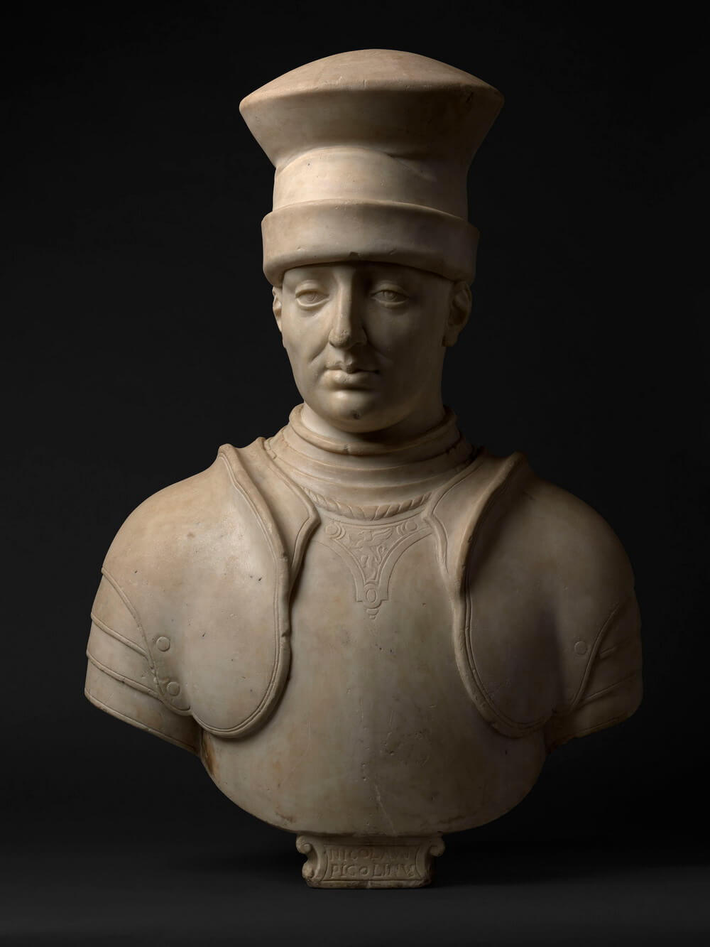 Stoldo Lorenzi (1533/1534-1583), Busto di Niccolò Piccinino, seconda metà del XVI secolo, marmo. Milano (Lombardia – Italia), collezione privata