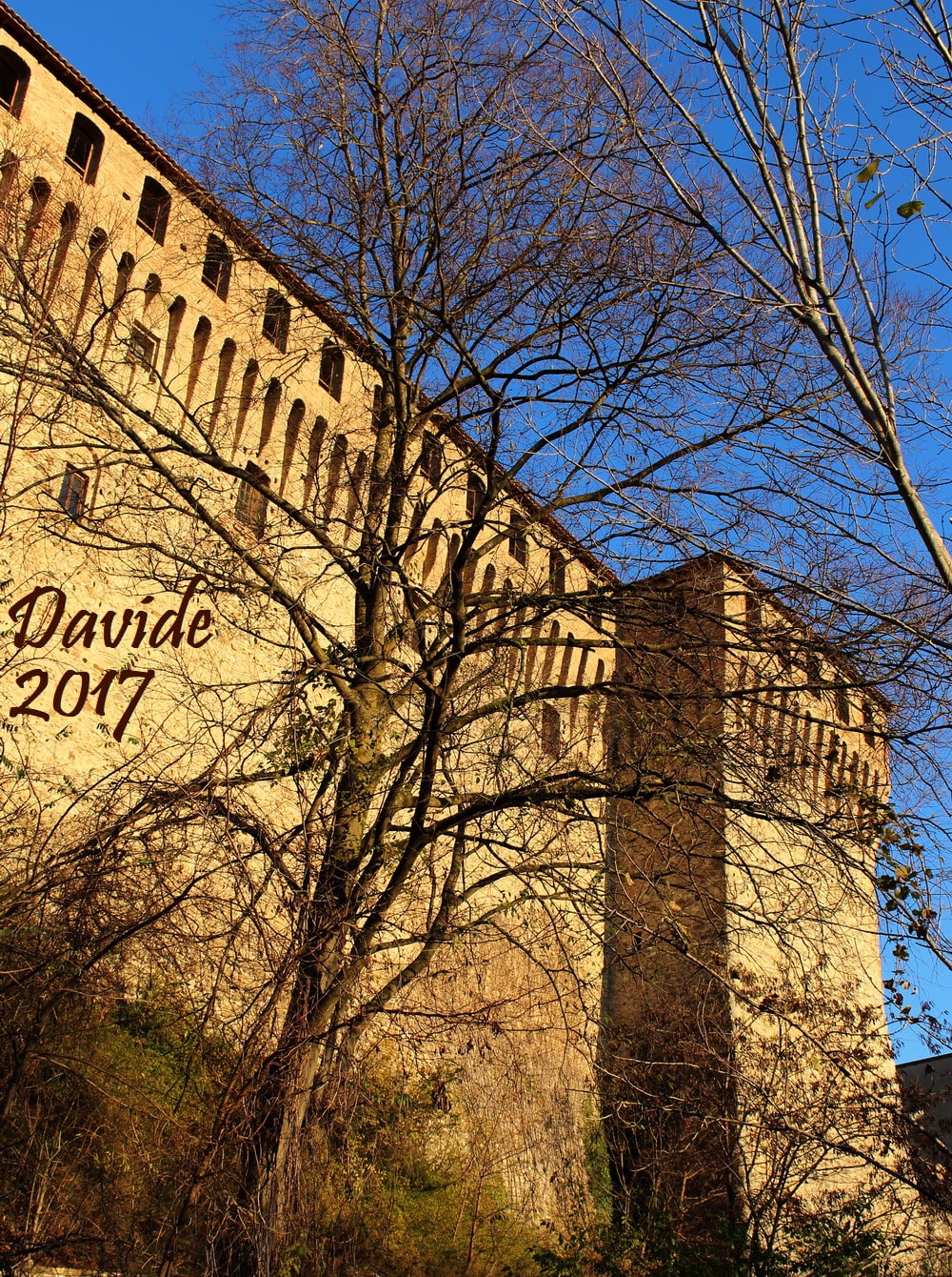 Varano de’ Melegari (Parma, Emilia-Romagna – Valceno, Italia). Castello Pallavicino: fronte Sud-Ovest. Davide Tansini. 2017. Fotografia digitale